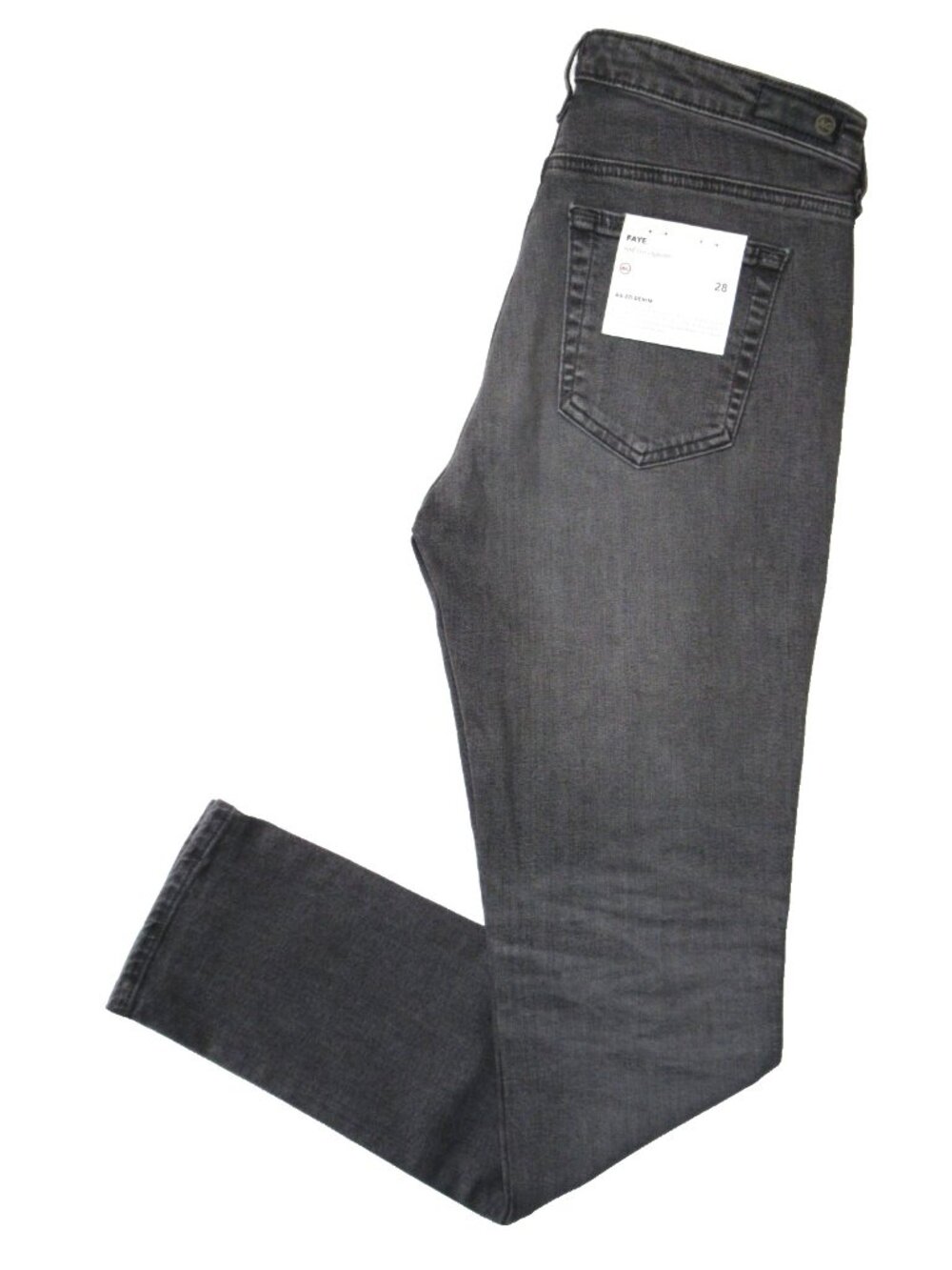 NWT Adriano Goldschmied AG Faye in 9 Years Gray Cigarette Stretch Jeans 28